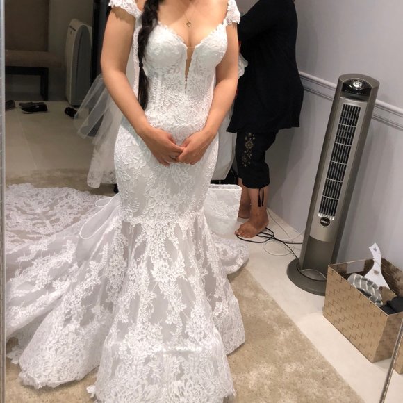 PNINA TORNAI WEDDING DRESS - Picture 2 of 8